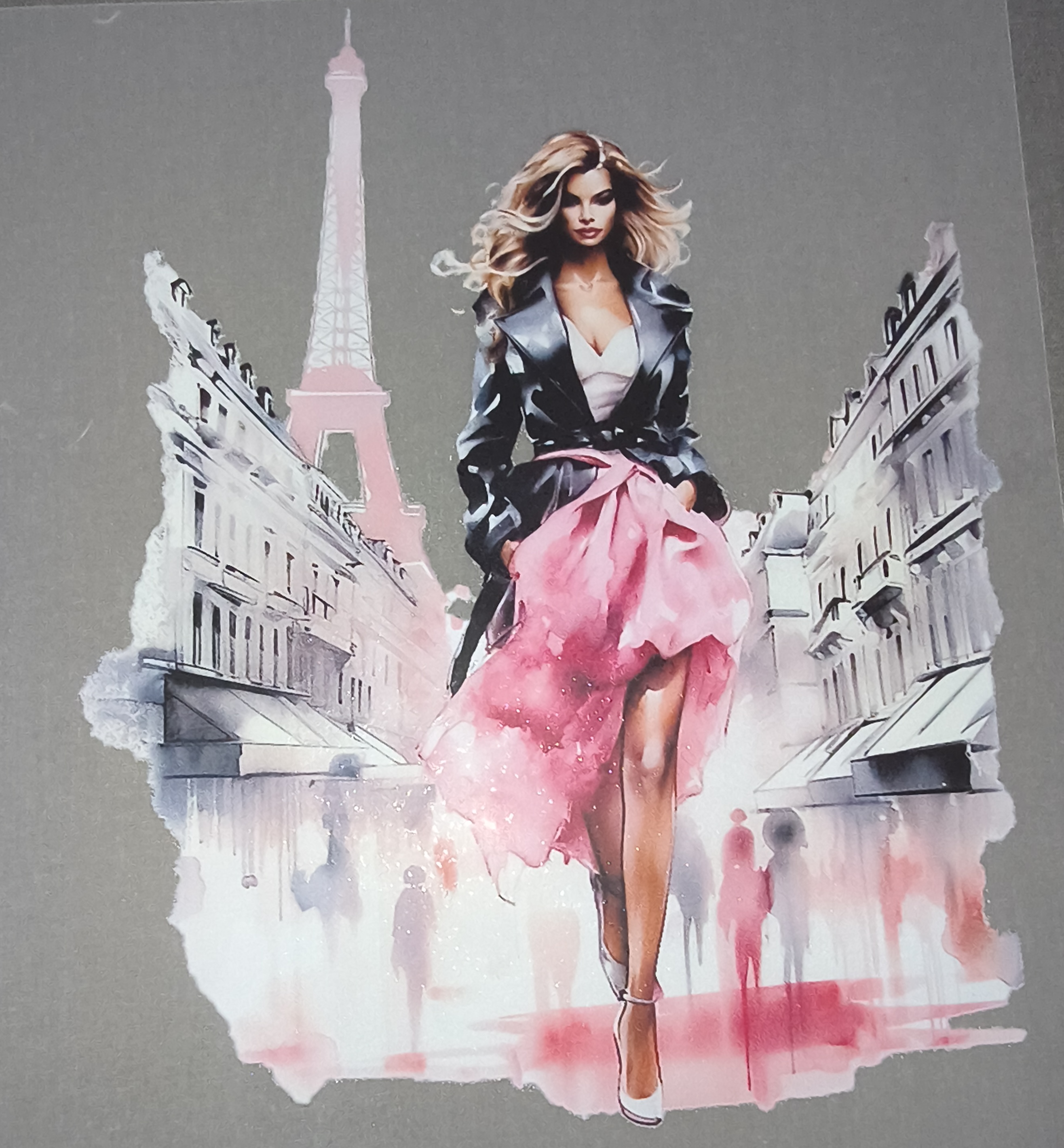 Paris fashion illustration