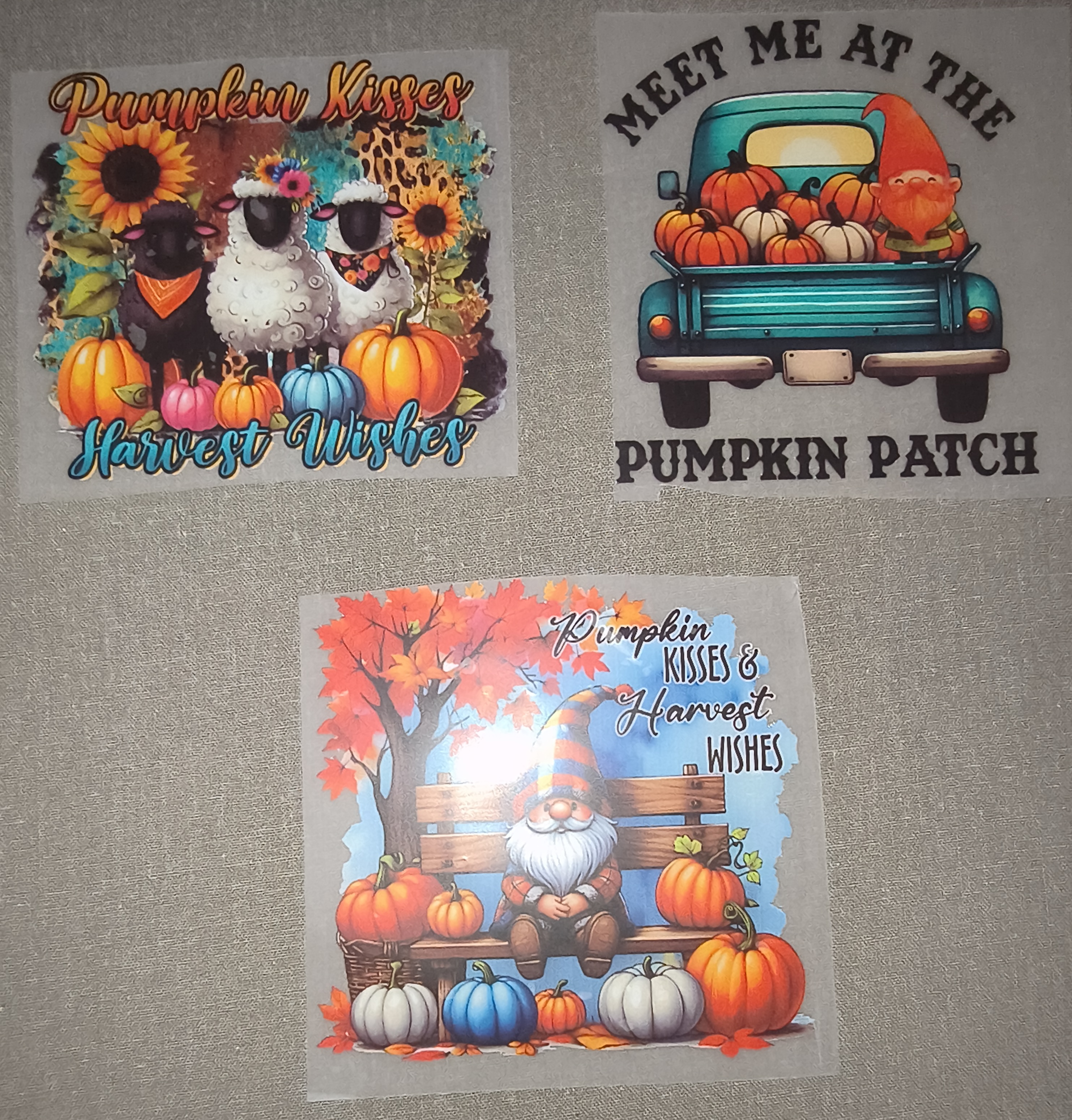 Fall harvest custom designs